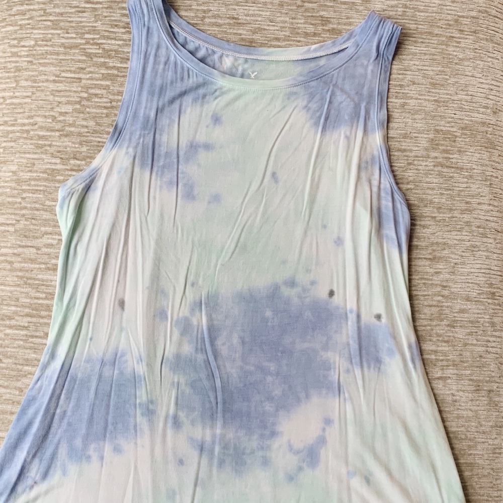 TIE DYE AMERICAN EAGLE TANK TOP